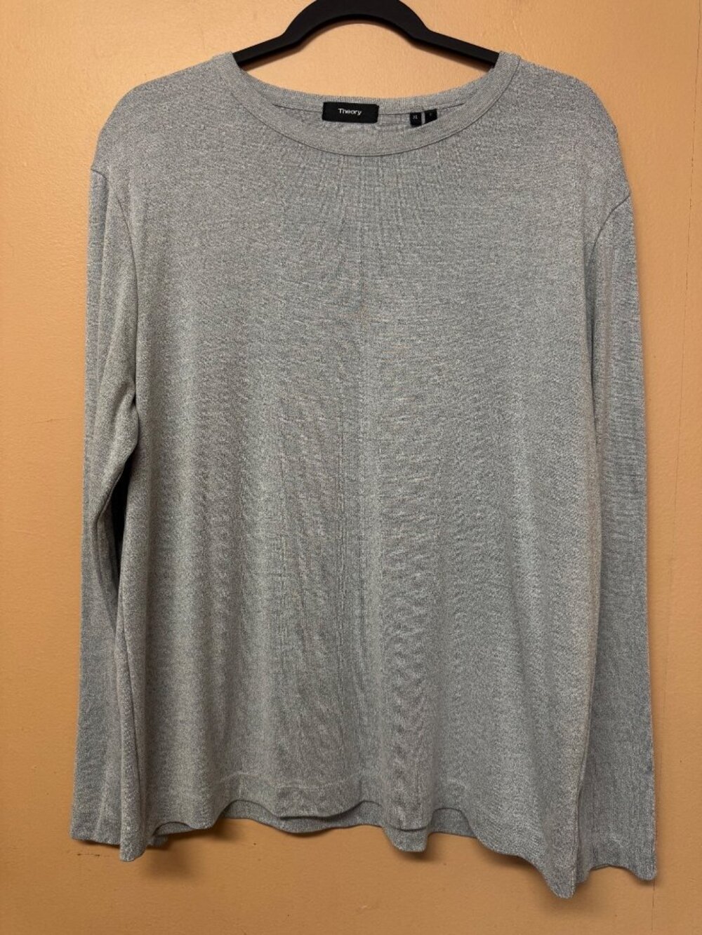 Theory Gaskell NL Anemone Milano Modal Blend Long Sleeve Knit Sweater Men XL